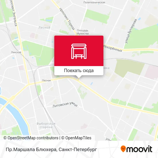 Карта Пр.Маршала Блюхера