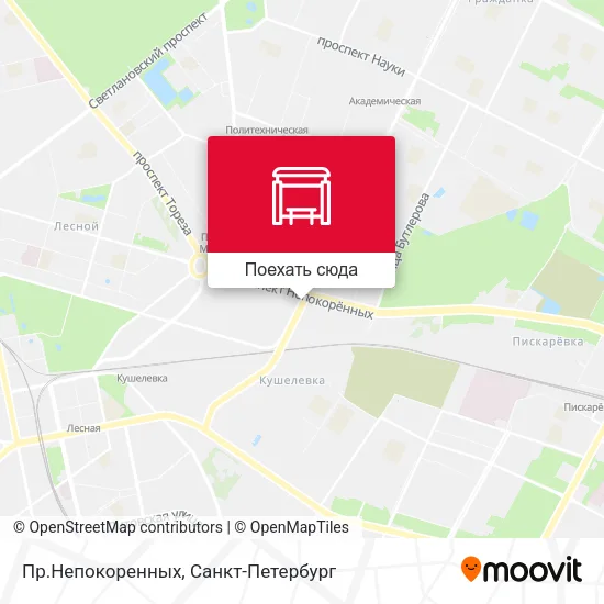 Карта Пр.Непокоренных