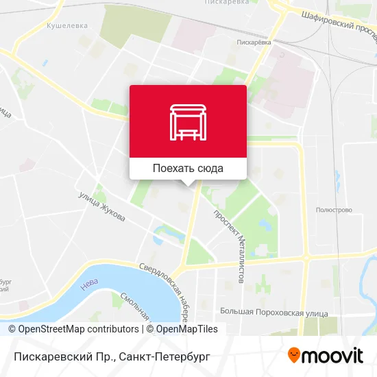Карта Пискаревский Пр.