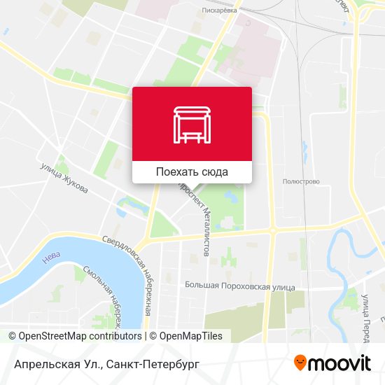 Карта Апрельская Ул.