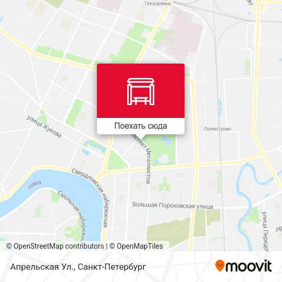 Карта Апрельская Ул.