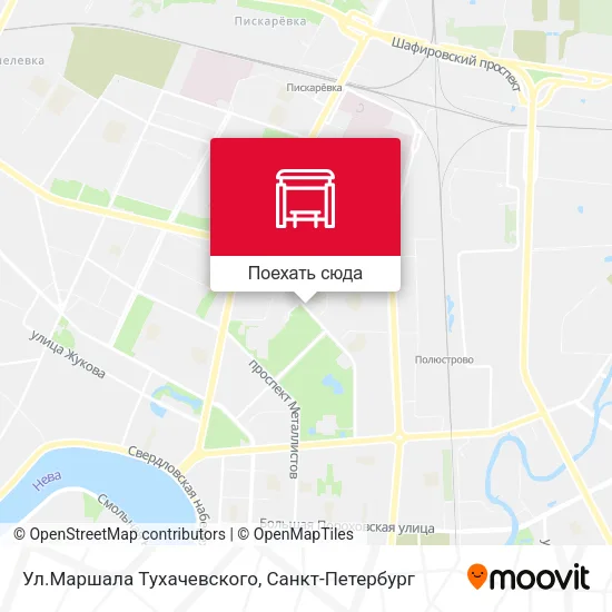 Карта Ул.Маршала Тухачевского
