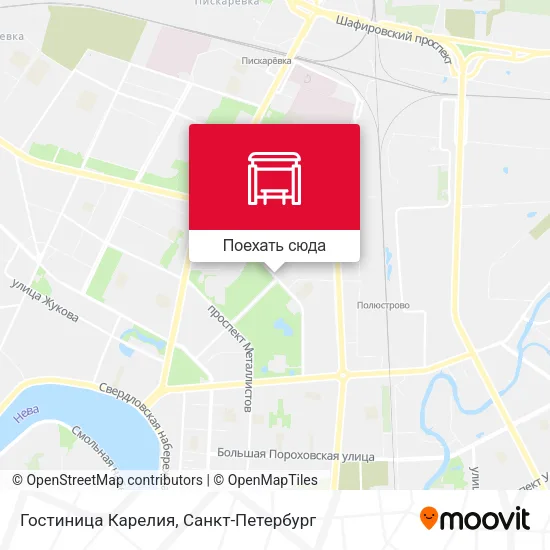 Карта Гостиница Карелия