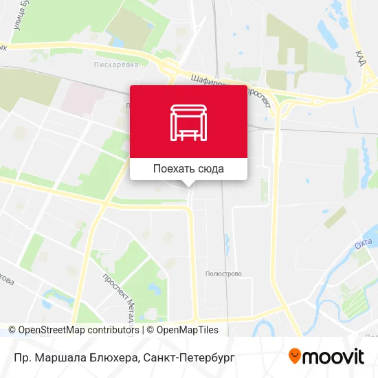 Карта Пр. Маршала Блюхера