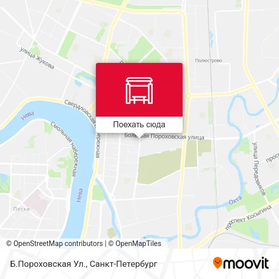 Карта Б.Пороховская Ул.