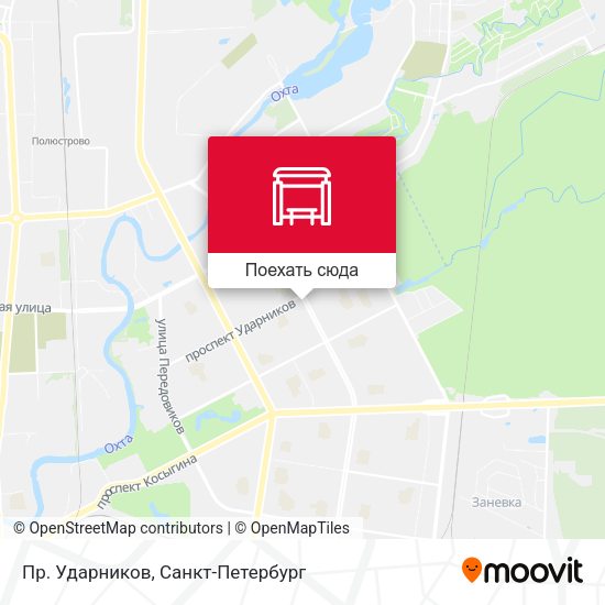 Карта Пр. Ударников