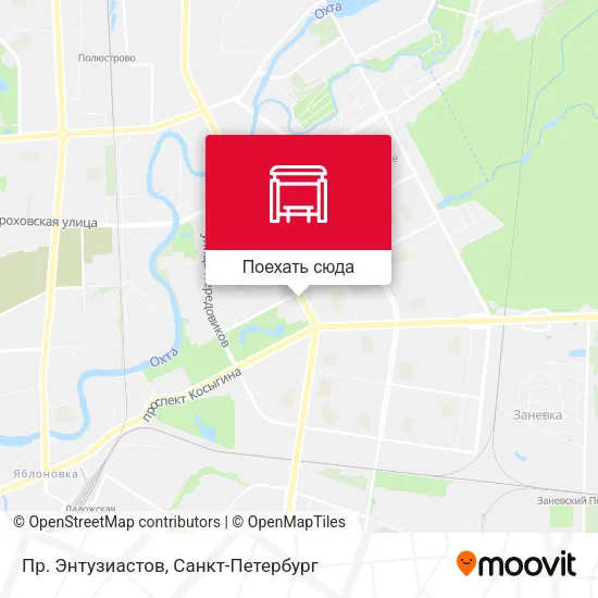 Карта Пр. Энтузиастов