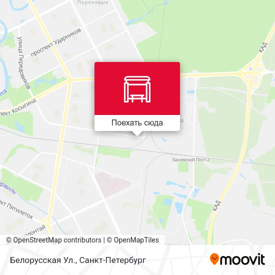 Карта Белорусская Ул.
