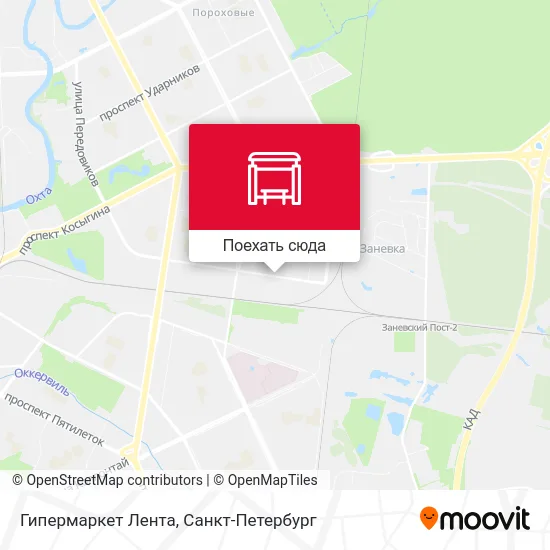 Карта Гипермаркет Лента