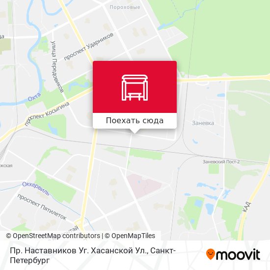 Карта Пр. Наставников Уг. Хасанской Ул.