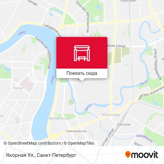 Карта Якорная Ул.