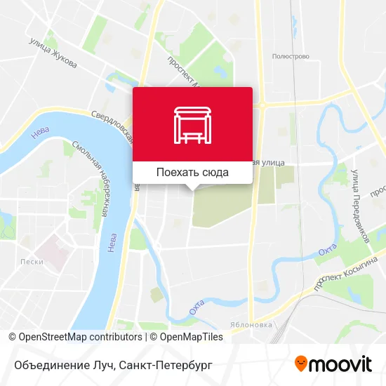 Карта Объединение Луч