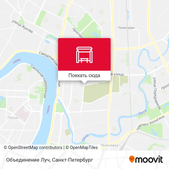Карта Объединение Луч