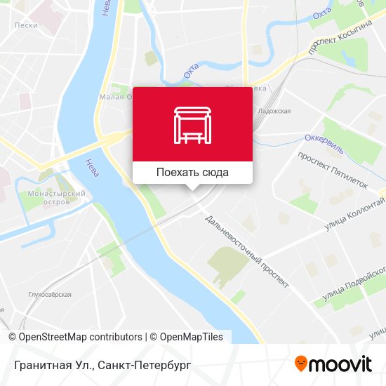 Карта Гранитная Ул.