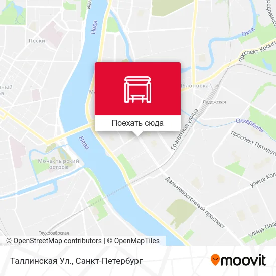 Карта Таллинская Ул.