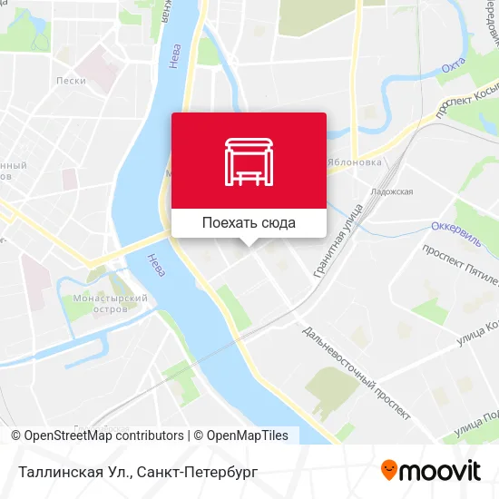 Карта Таллинская Ул.