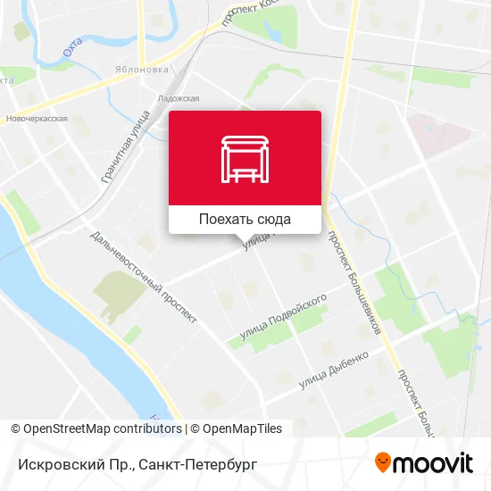 Карта Искровский Пр.