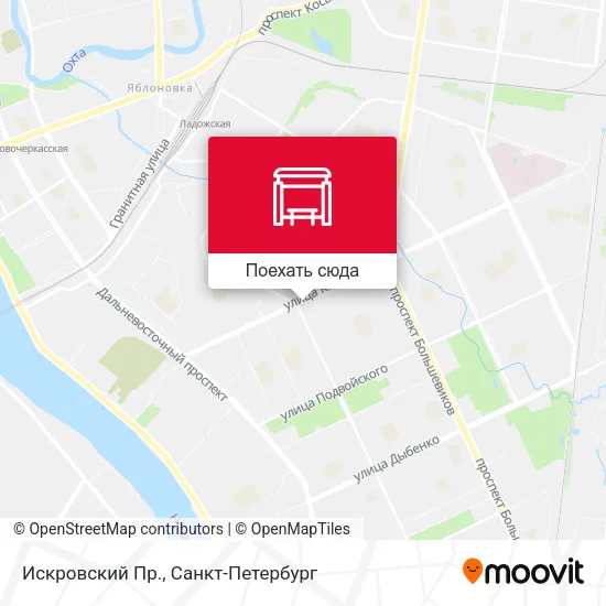 Карта Искровский Пр.