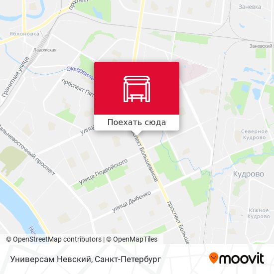 Карта Универсам Невский