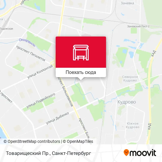 Карта Товарищеский Пр.