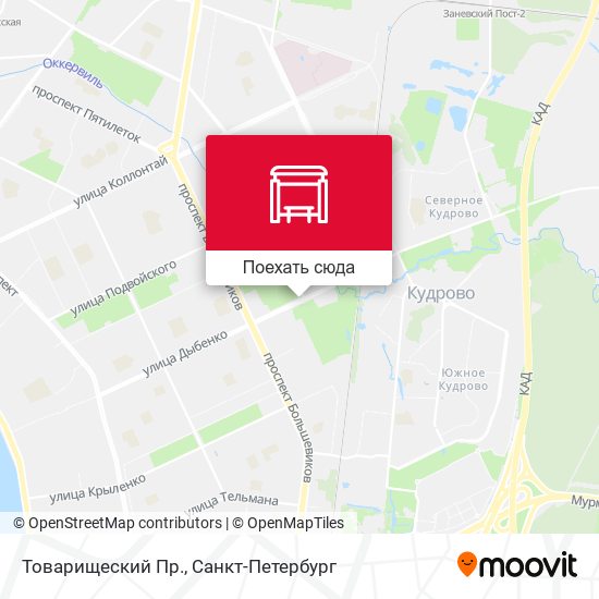 Карта Товарищеский Пр.