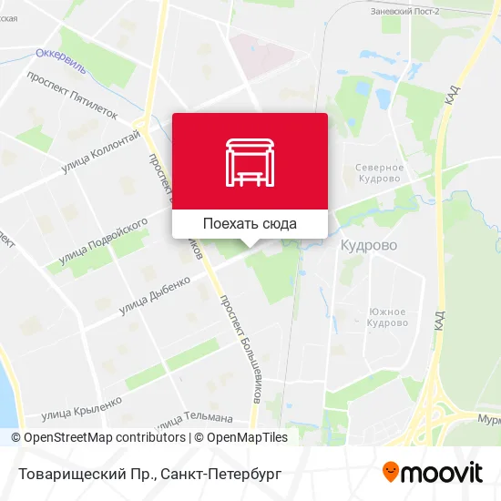 Карта Товарищеский Пр.