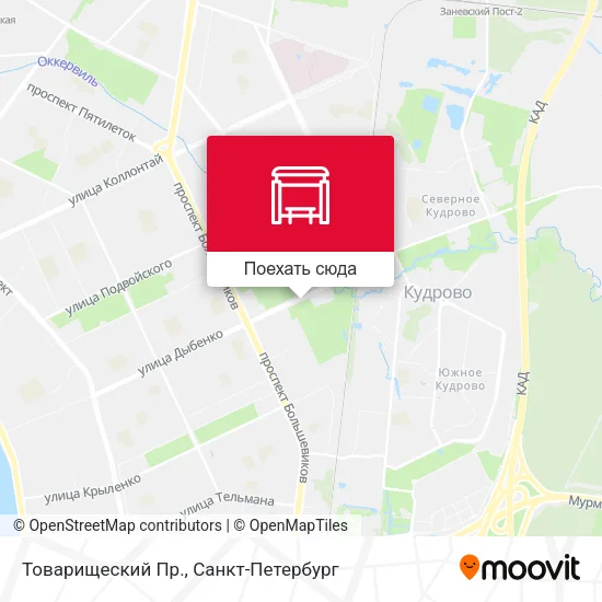 Карта Товарищеский Пр.
