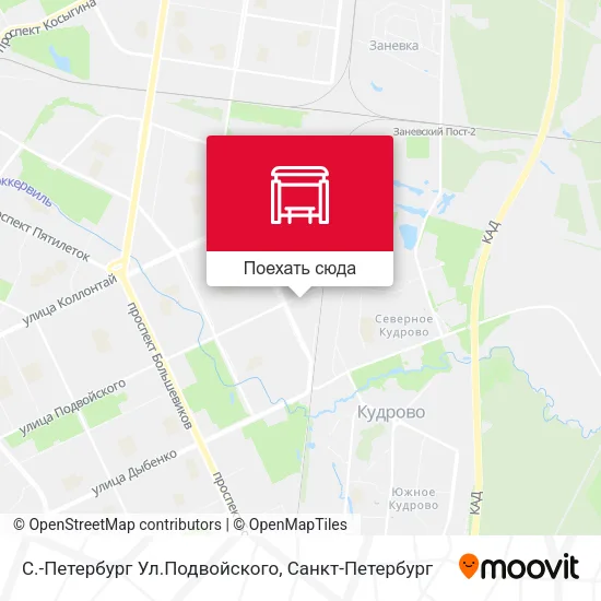Карта С.-Петербург  Ул.Подвойского