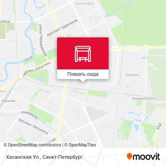 Карта Хасанская Ул.