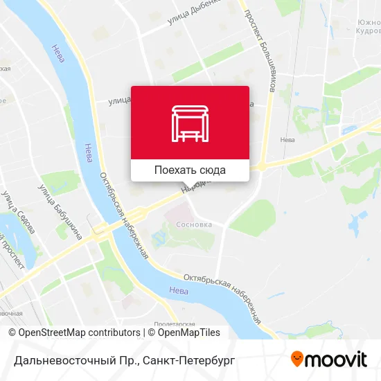 Карта Дальневосточный Пр.