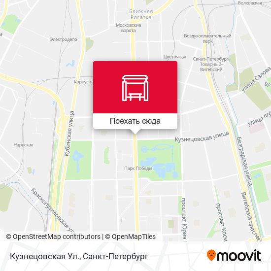 Карта Кузнецовская Ул.