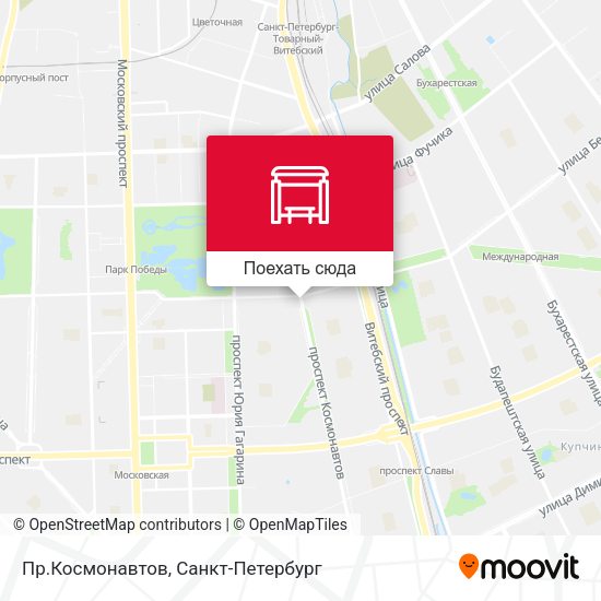 Карта Пр.Космонавтов