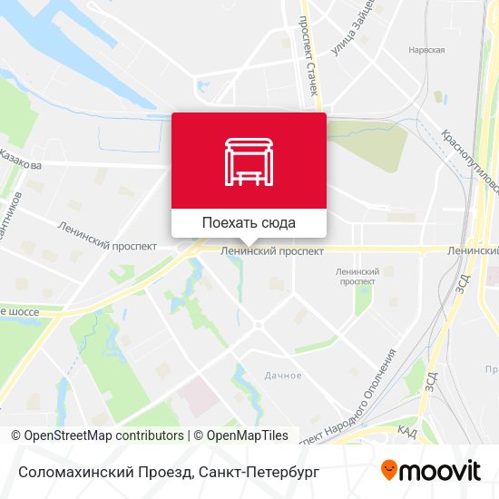 Карта Соломахинский Проезд