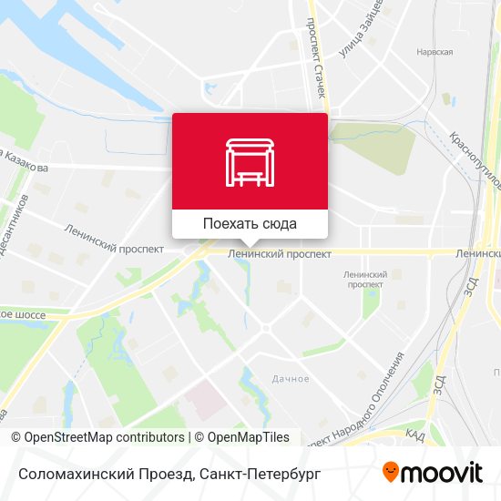 Карта Соломахинский Проезд