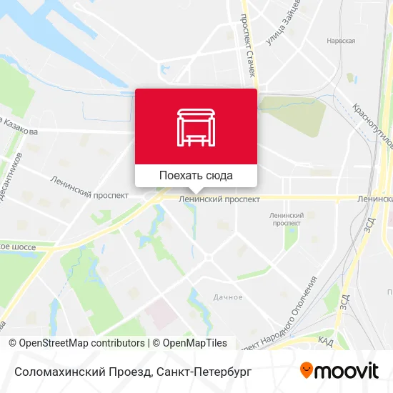 Карта Соломахинский Проезд