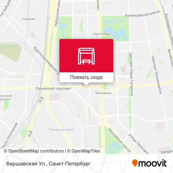 Карта Варшавская Ул.
