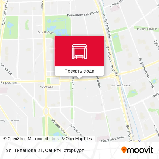Карта Ул. Типанова 21