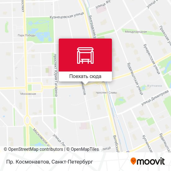 Карта Пр. Космонавтов
