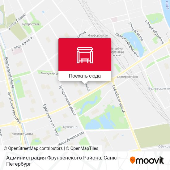 Карта Администрация Фрунзенского Района