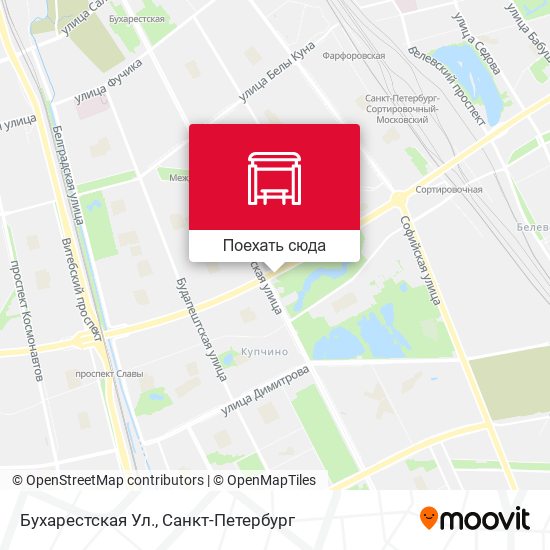 Карта Бухарестская Ул.