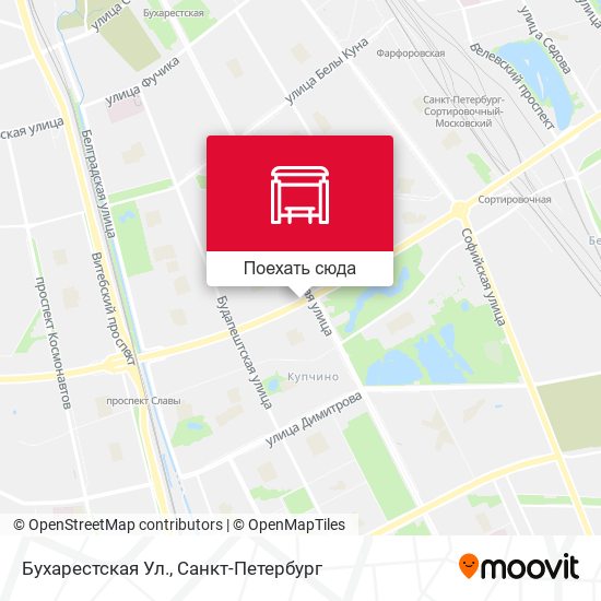 Карта Бухарестская Ул.