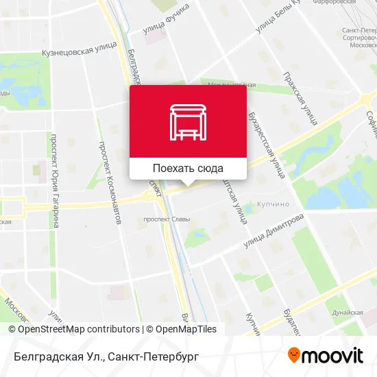 Карта Белградская Ул.
