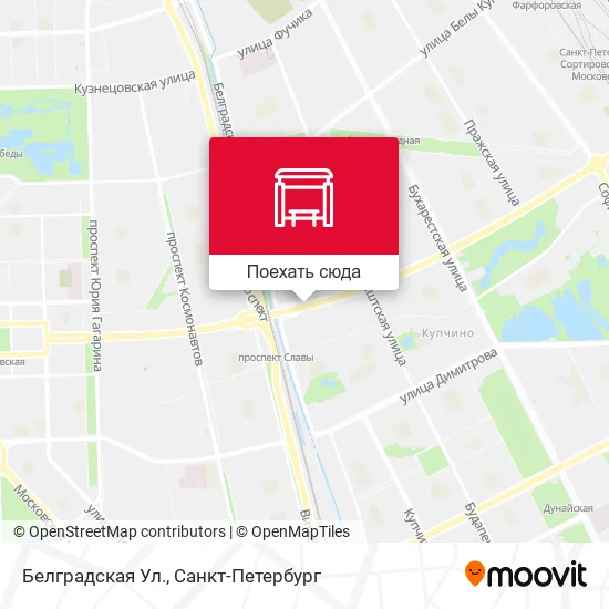 Карта Белградская Ул.