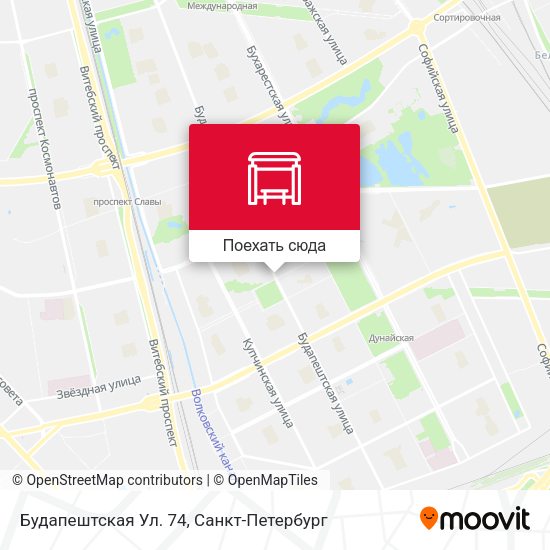 Карта Будапештская Ул.  74