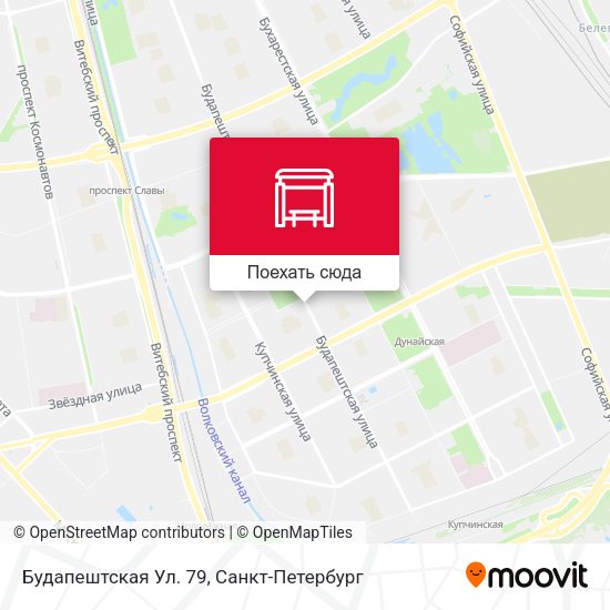 Карта Будапештская Ул.  79