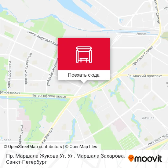 Карта Пр. Маршала Жукова Уг. Ул. Маршала Захарова