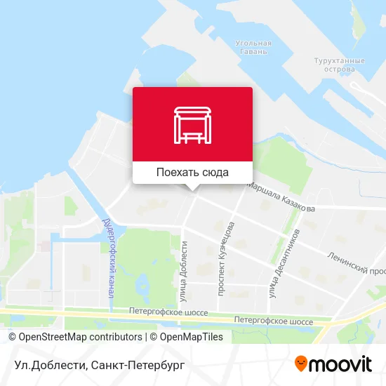 Карта Ул.Доблести