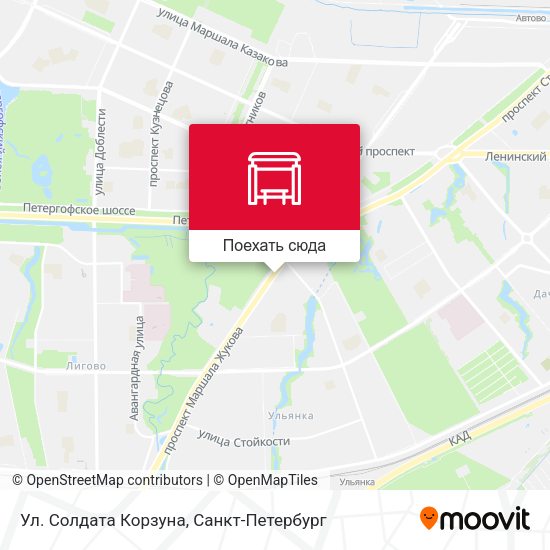 Карта Ул. Солдата Корзуна