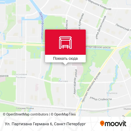 Карта Ул. Партизана Германа 6