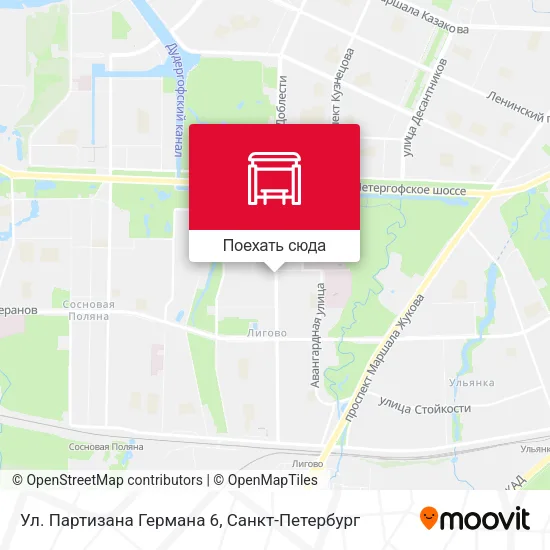 Карта Ул. Партизана Германа 6